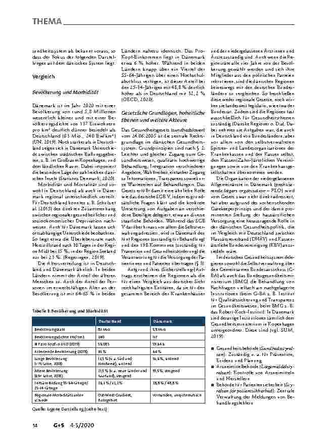 Vorschauseite 2: Deutschland und Dänemark: verschiedene Welten? Ein umfassender Vergleich der Gesundheitssysteme