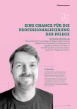 Vorschauseite 1: Eine Chance für die Professionalisierung der Pflege