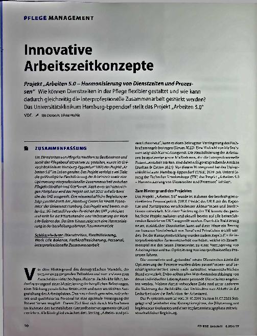 Vorschauseite 1: Innovative Arbeitszeitkonzepte