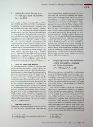 Vorschauseite 3: Cyberangriffe auf Pflegeeinrichtungen: Meldepflichten und präventive Schutzmassnahmen im Lichte des Schweizer Rechts 2025