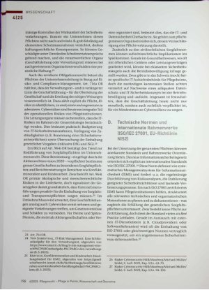 Vorschauseite 4: Cyberangriffe auf Pflegeeinrichtungen: Meldepflichten und präventive Schutzmassnahmen im Lichte des Schweizer Rechts 2025