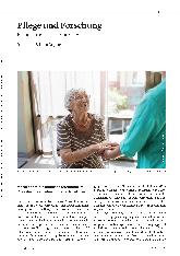 Vorschauseite 1: Pflege und Forschung: Neues aus der Wissenschaft