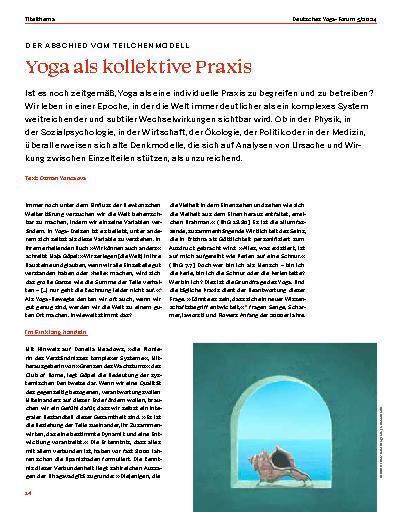 Vorschauseite 1: Yoga als kollektive Praxis