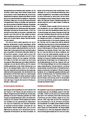 Vorschauseite 2: Yoga als kollektive Praxis