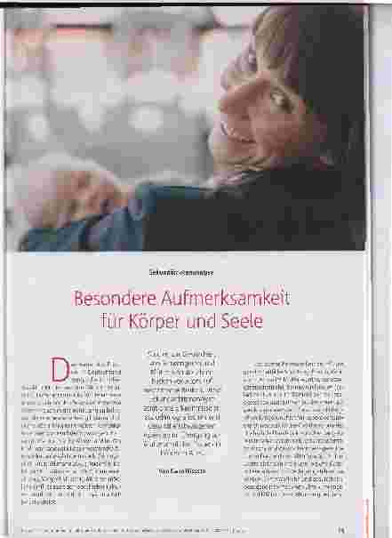 Vorschauseite 1: Besondere Aufmerksamkeit für Körper und Seele