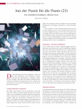 Vorschauseite 1: Aus der Praxis für die Praxis (23) Die Datenflut bewältigen: effizient lesen