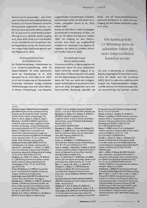 Vorschauseite 4: Was erhöht oder mindert das Risiko für einen Geburtsstillstand?