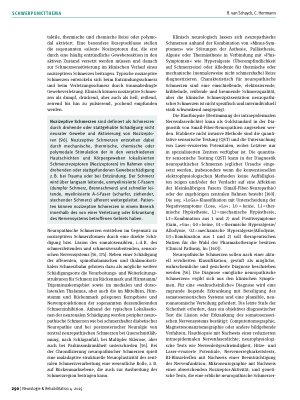 Vorschauseite 4: Schmerzmanagement in der Neurorehabilitation – Update einer evidenzbasierten SOP der Kliniken Schmieder Teil 1 – Grundlagen interdisziplinärer, multimodaler Schmerzbehandlung