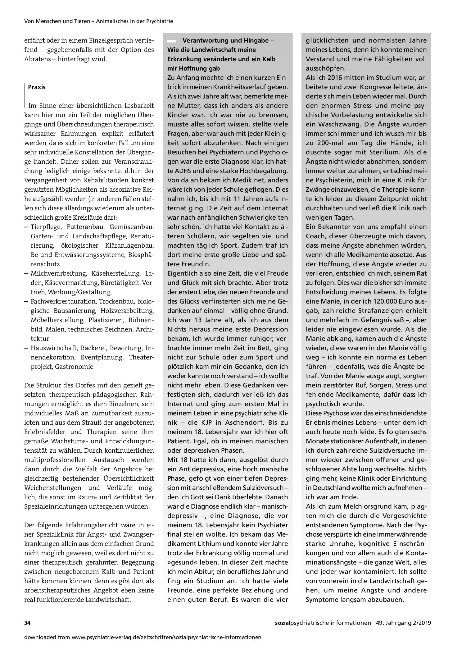 Vorschauseite 3: Melchiorsgrund. Ein kulturtherapeutisches Dorf