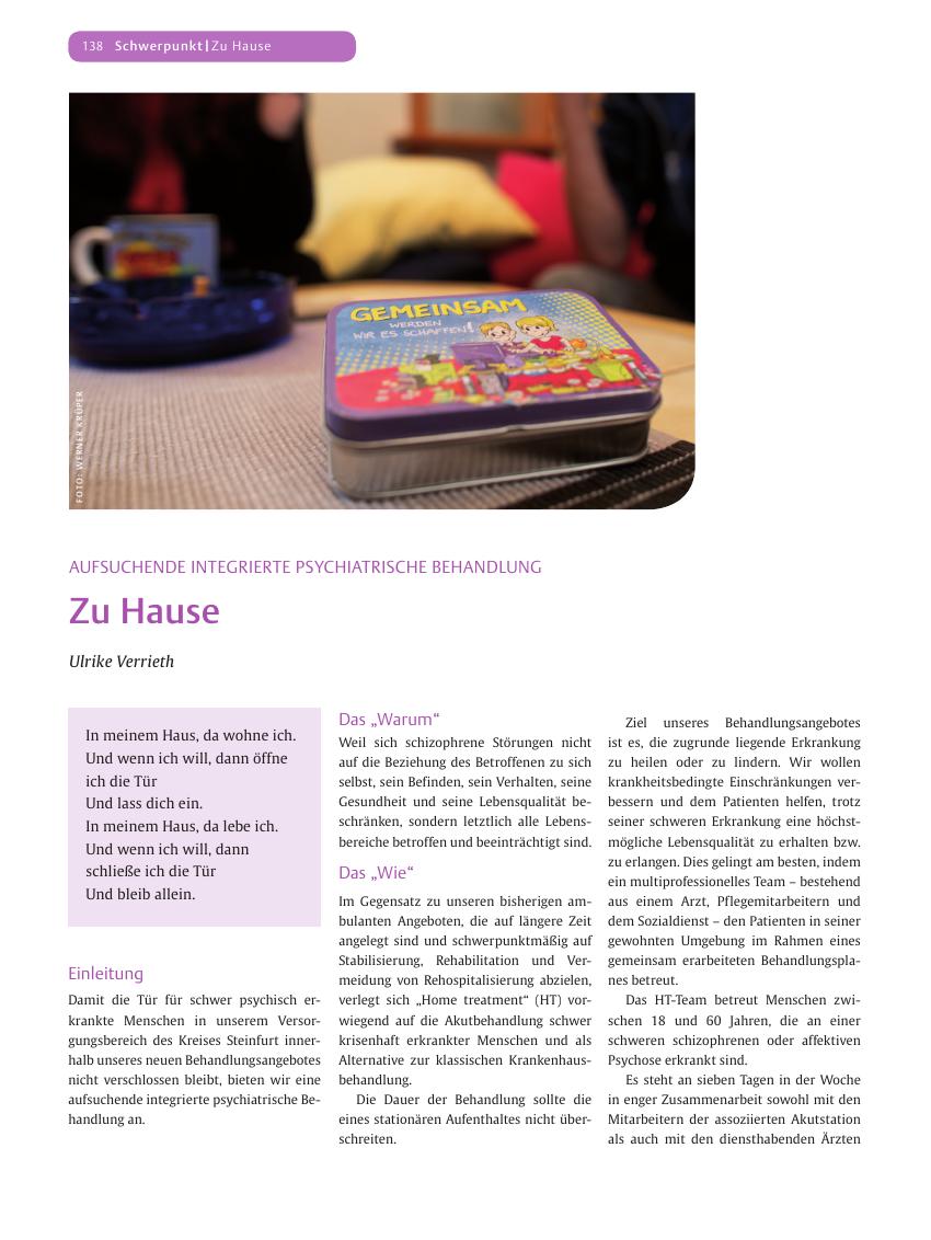 Vorschauseite 1: Zu Hause