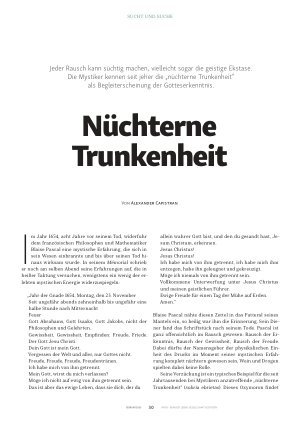Vorschauseite 1: Nüchterne Trunkenheit