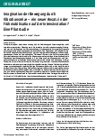 Vorschauseite 1: Imagination der Bewegung durch Vibrationsreize – ein neuer Ansatz in der Frühmobilisation auf der Intensivstation? Eine Pilotstudie