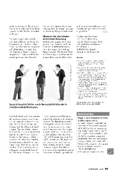 Vorschauseite 4: Körperorientierte Beratung: Der Körper isst mit.