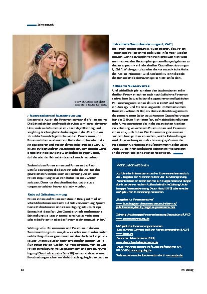 Vorschauseite 5: Patientenrechtegesetz: Gut beraten zum Thema Patientenrechte