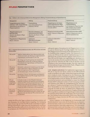 Vorschauseite 3: Pflegepraxisentwicklung - neue Rolle für den Master