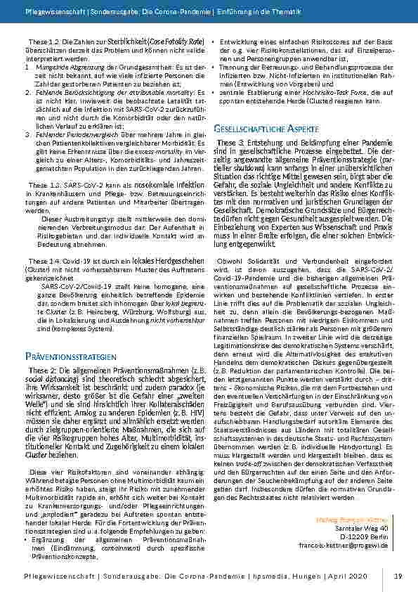 Vorschauseite 2: Datenbasis verbessern. Prävention gezielt weiterentwickeln. Bürgerrechte wahren.