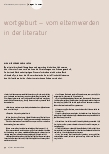 Vorschauseite 1: Wortgeburt – vom Elternwerden in der Literatur