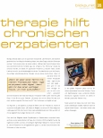 Vorschauseite 2: Videotherapie hilft gerade chronischen Schmerzpatienten.