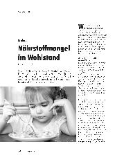 Vorschauseite 1: Kinderarmut: Nährstoffmangel im Wohlstand
