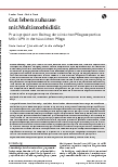 Vorschauseite 1: Gut leben zu Hause mit Multimorbidität: Praxisprojekt zum Beitrag der klinischen Pflegeexpertise MSc/APN in der häuslichen Pflege.