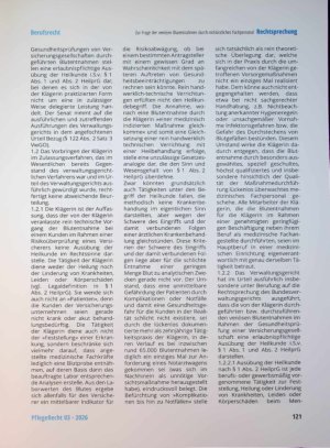 Vorschauseite 3: Zur Frage der venösen Blutentnahmen durch nichtärztliches Fachpersonal
