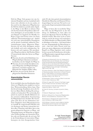 Vorschauseite 4: Pflege braucht theoretische Fundierung