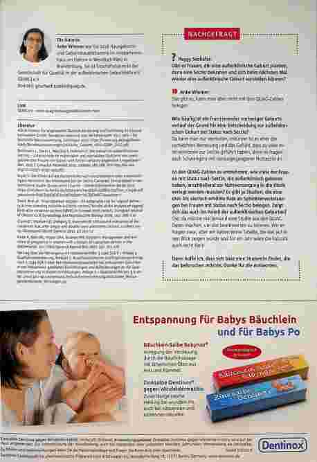 Vorschauseite 6: Außerklinische Geburt nach Kaiserschnitt?
