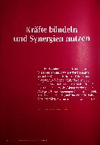 Vorschauseite 1: Kräfte bündeln und Synergien nutzen