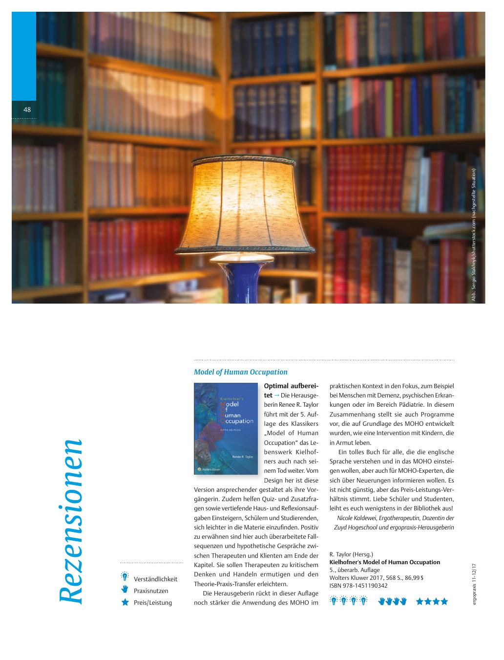 Vorschauseite 1: Model of Human Occupation? Optimal aufbereitet