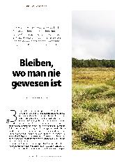 Vorschauseite 1: Bleiben, wo man nie gewesen ist.