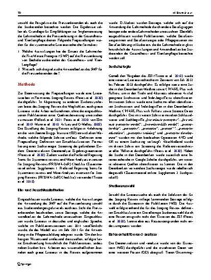 Vorschauseite 4: Das Five-Minute Preceptor Model – eine Lehrmethode in der praktischen Ausbildung in der Gesundheitsund Krankenpflege: ein Scoping Review