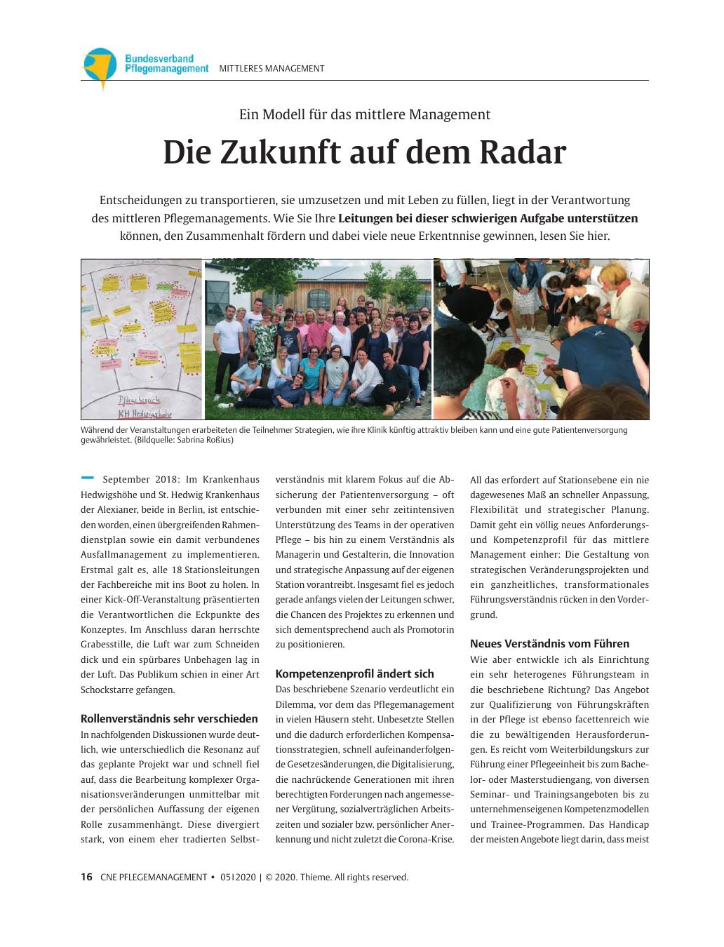 Vorschauseite 1: Die Zukunft auf dem Radar
