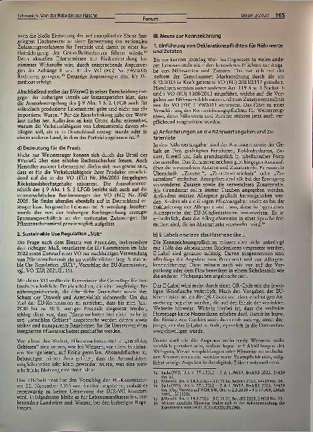 Vorschauseite 3: Von der Rebe bis zur Flasche - Aktuelles zur Beschaffenheit und zur Kennzeichnung von Wein