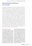 Vorschauseite 1: Gemeinwohlorientierung und Caritas