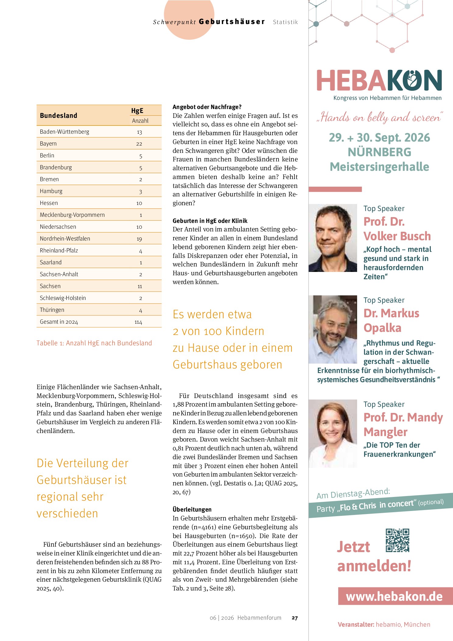 Vorschauseite 4: Das sagen die Zahlen