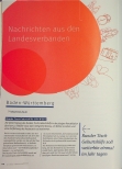 Vorschauseite 1: Nachrichten aus den Landesverbänden