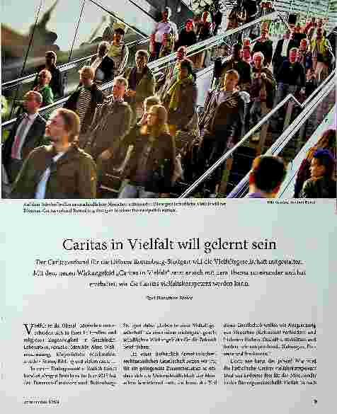 Vorschauseite 1: Caritas in Vielfalt will gelernt sein.