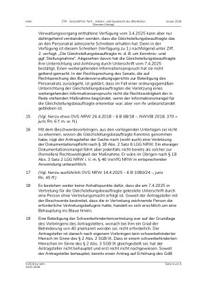 Vorschauseite 4: Anordnung einer amtsärztlichen Untersuchung wegen Zweifel an der Dienstfähigkeit eines Lehrer