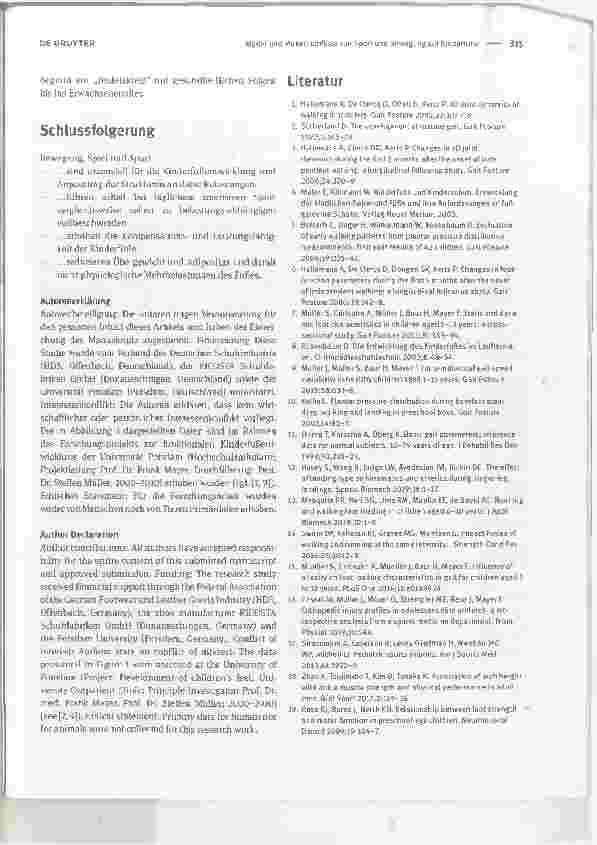 Vorschauseite 4: Einfluss von Sport und Bewegung auf Kinderfüße