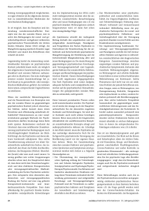 Vorschauseite 5: Soziale Klasse und psychische Erkrankung