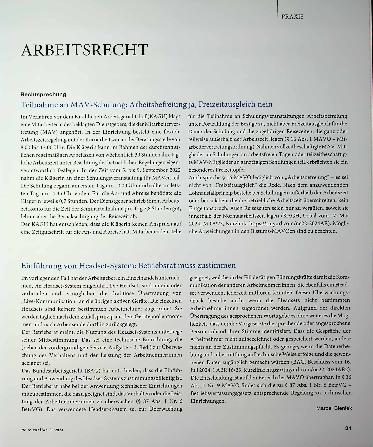 Vorschauseite 1: Arbeitsrecht