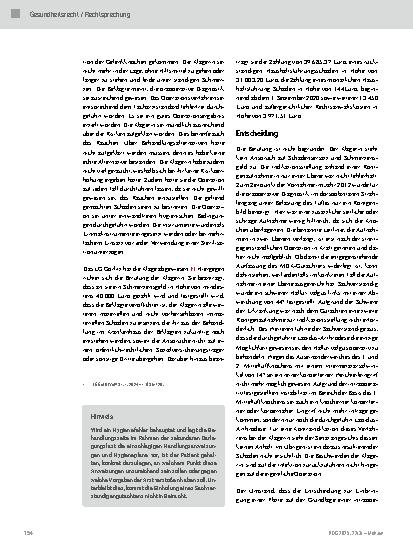 Vorschauseite 2: Hygienemangel bei einer Hallux-valgus-Operation
