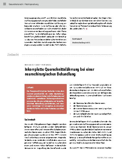 Vorschauseite 4: Hygienemangel bei einer Hallux-valgus-Operation
