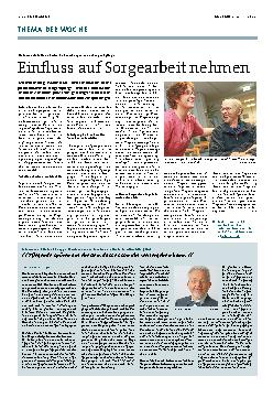 Vorschauseite 1: Einfluss auf Sorgearbeit nehmen