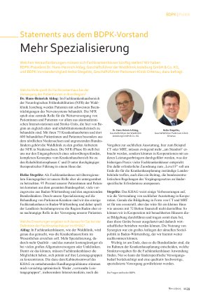 Vorschauseite 2: Nachrichten, Positionen, Berichte Gute Reha muss sich lohnen!