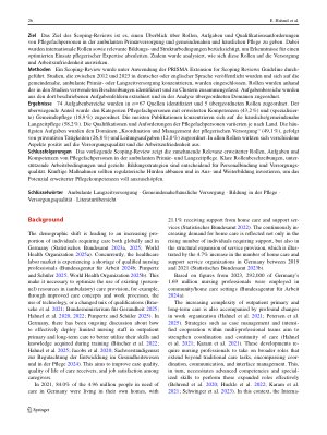 Vorschauseite 2: Kompetenzen und Aufgaben des Pflegepersonals in der ambulanten und gemeindenahen Primärund Langzeitversorgung: ein Scoping-Review