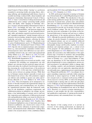 Vorschauseite 3: Kompetenzen und Aufgaben des Pflegepersonals in der ambulanten und gemeindenahen Primärund Langzeitversorgung: ein Scoping-Review