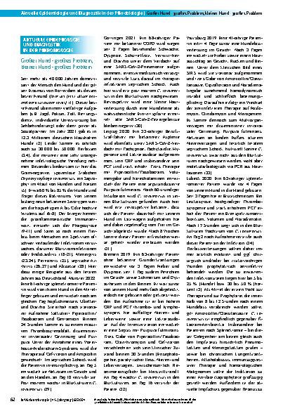 Vorschauseite 1: Großer Hund – großes Problem, kleiner Hund – großes Problem
