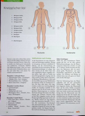 Vorschauseite 3: Mit den fünf Säulen der Kneipp-Therapie gesund altern-Mehr als nur Wassertreten