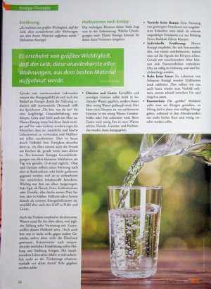 Vorschauseite 5: Mit den fünf Säulen der Kneipp-Therapie gesund altern-Mehr als nur Wassertreten